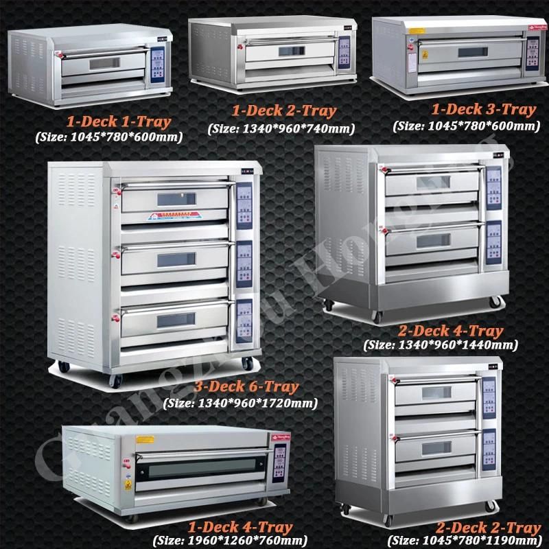 Baking Equipment Gas Deck Oven for Cake/Biscuit/Bread