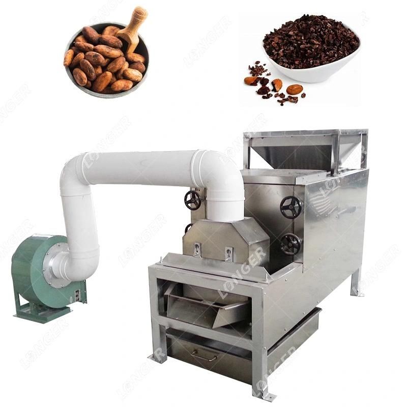 Cocoa Bean Peeler Groundnut Skin Remover Half Separating Peanut Peeling Machine