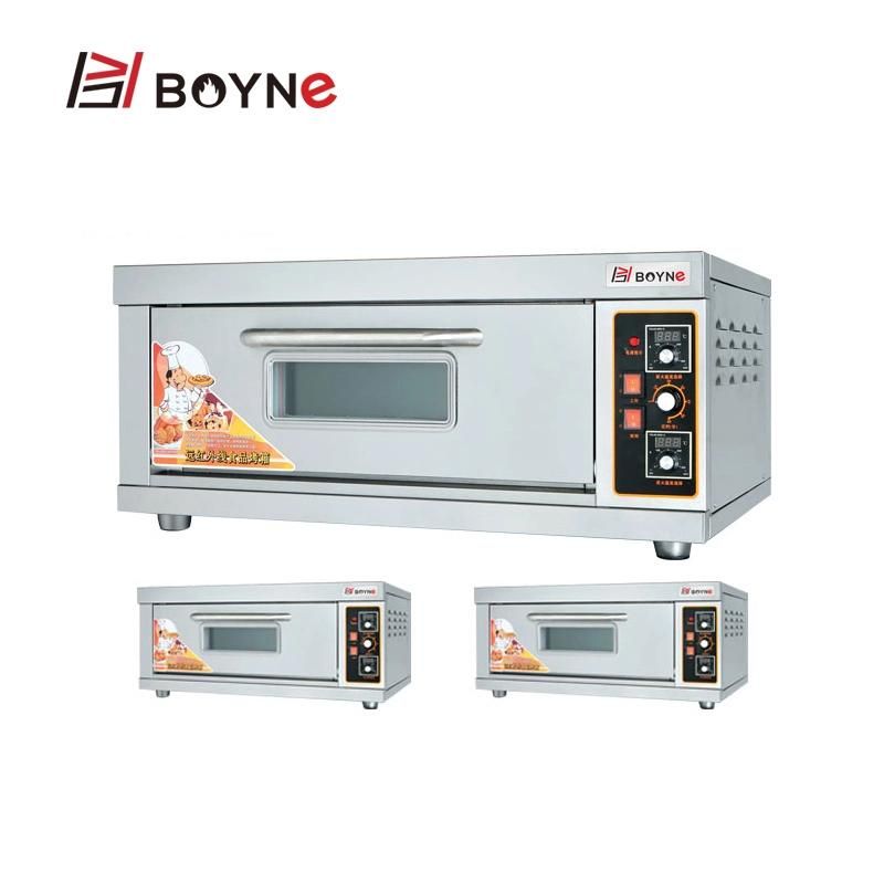 Commercial Stainless Steel Bakery Singel Deck Electric Baking Oven