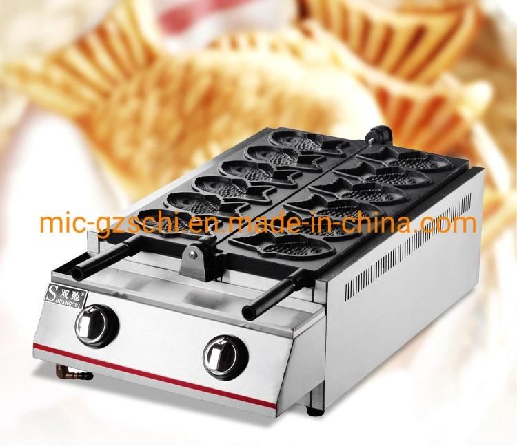 Taiyaki Making Machine Taiyaki Fish Shape Pizza Electric Fish Cake Machine