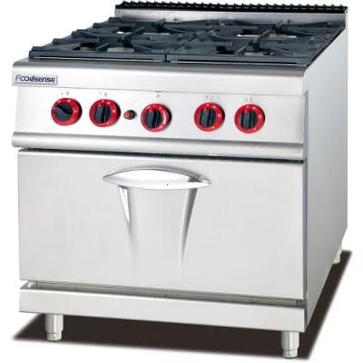 Luxury Commercial Gas Range with 4-Burner with Gas Oven