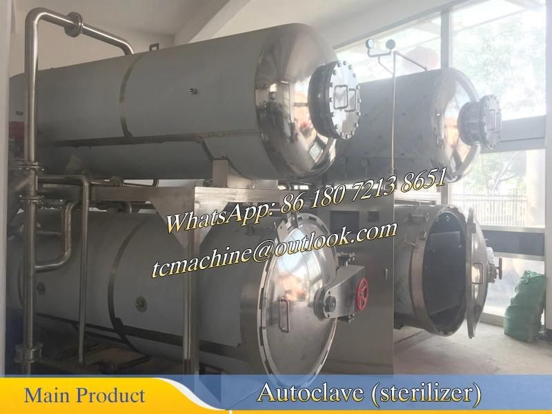 Water Spray Autoclave DN1200X3000 for Tin Can