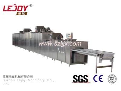 PLC Control Chocolate Production Line with Nuts Adding Big Central Filling Machinery