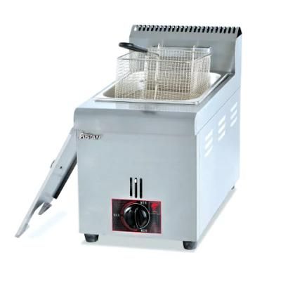 GF71 Commerical Gas LPG Deep Fryer for Potato Chips Chicken Fried Oil Fryer with 1 Tank ...