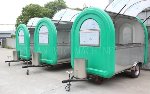 Hot Sale Two Wheels VL-001 Mobile Food Cart