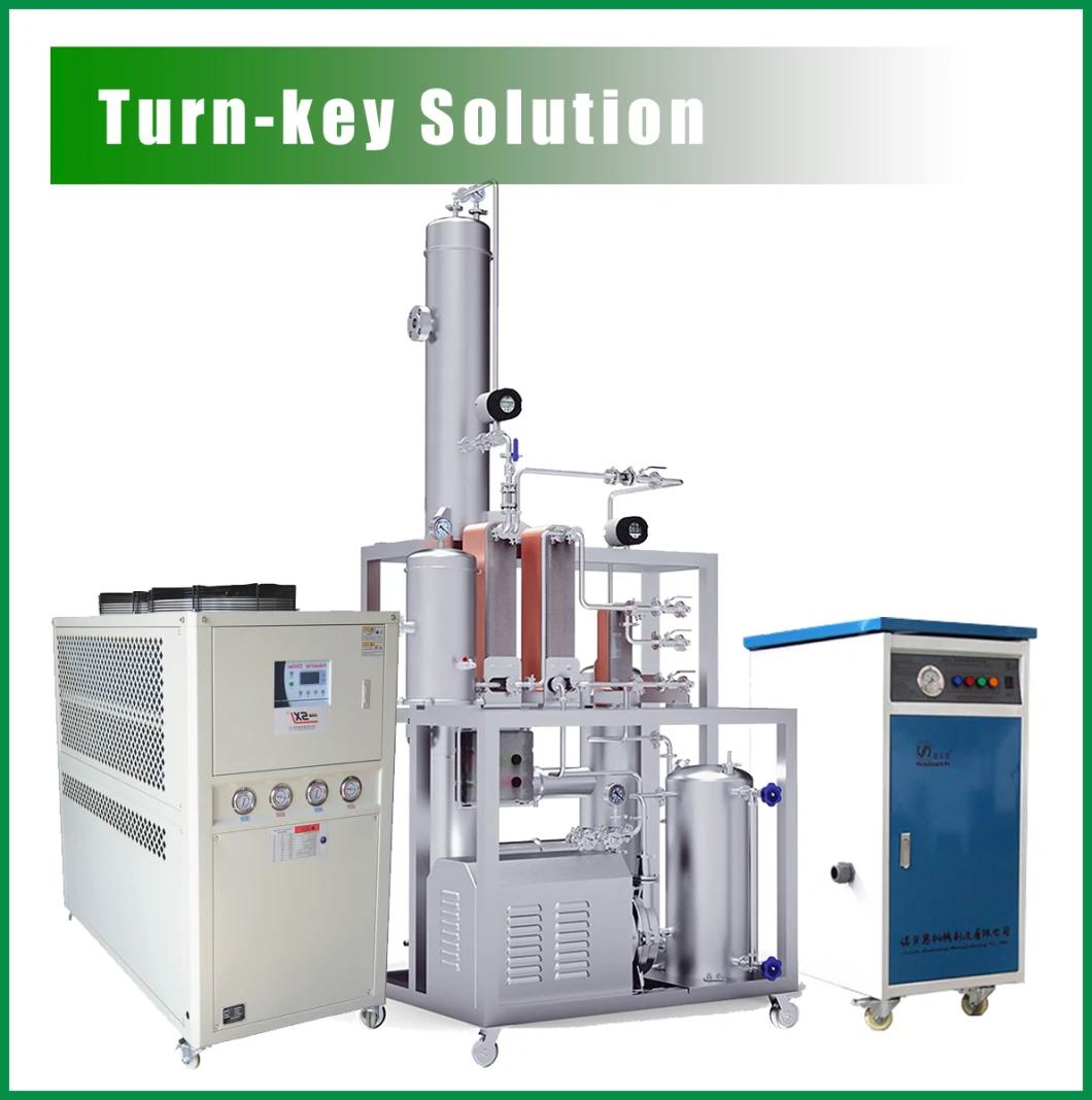 High Efficient Ethnol Solvent Recovery Falling Film Evaporator