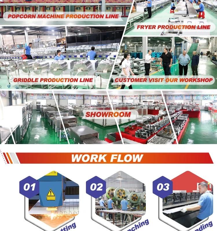 Double Plate Gas Crepe Machine (HGC-2B)