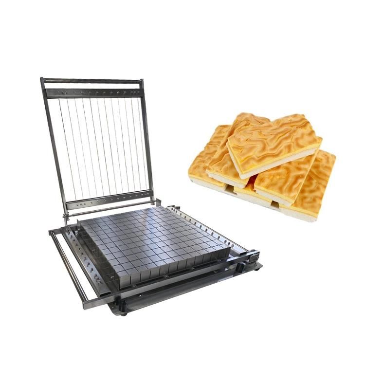Wholesale Price 304 Stainless Steel 36*36cm Double Arm Manual Chocolate Cutter/Cheese Cake Guitar Dicing Machine