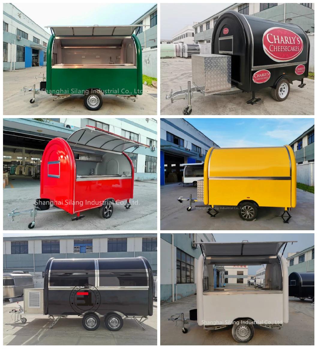 Customized Commen Size Pizza Making and Vending Cart, Fast Food Wagon From China