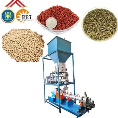 Double Screw Floating Cat Dog Fish Feed Food Pellets Extrusion Making Machine