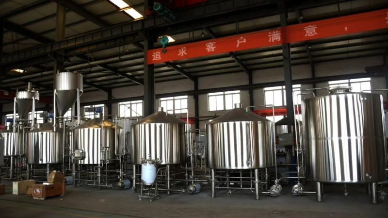 SS304 3000L Beer Brewing Equipment Brewery Equipment Taproom Use