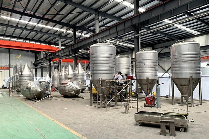 7bbl 10bbl 15bbl Jacketed Cone Beer Fermenting Tanks