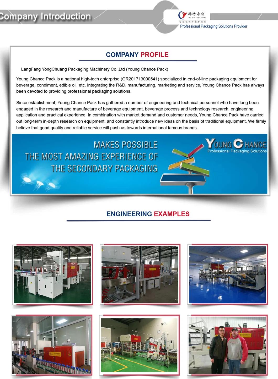 Mineral Drinking Water Shrink Wrapping Packaging Machine Full Production Line