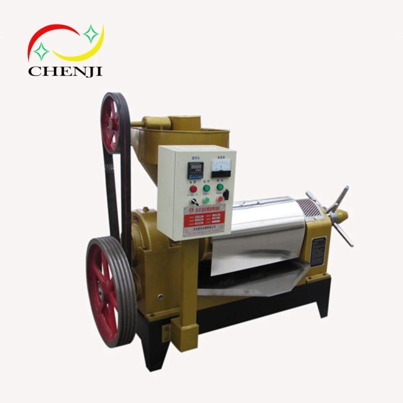 6yl-100d100-150kg/H Manual Control Type Spiral Type Oil Process Making Machine