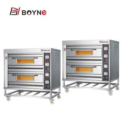 Electric Deck Oven with Double Deck 4 Trays