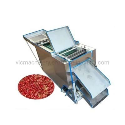 Stainless steel chili cutter pepper cutting machine