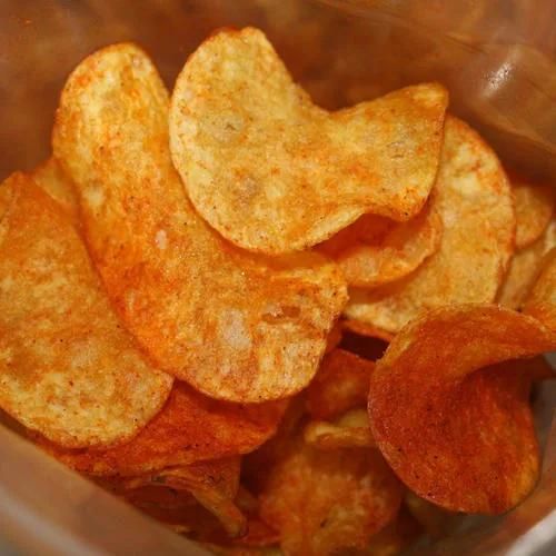 Continuous Gas Fryer with Belt Conveyor Sweet Potato Crisp Fryer Machine