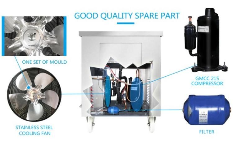 Commercial Beverage Store Stainless Steel Soft Ice Cream Machine