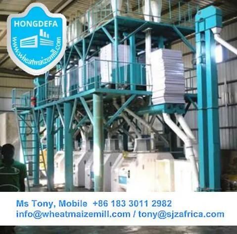 Malawi Kenya 30t Maize Grinding Mill Maize Flour Milling Machine