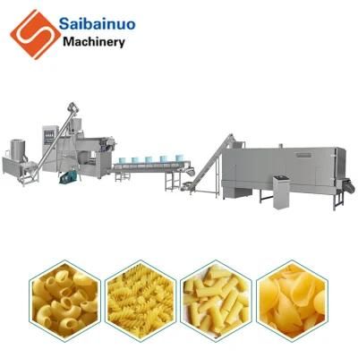 Full Automatic Italian Pasta Product Line Macaroni Making Machine Industrial Macaroni ...