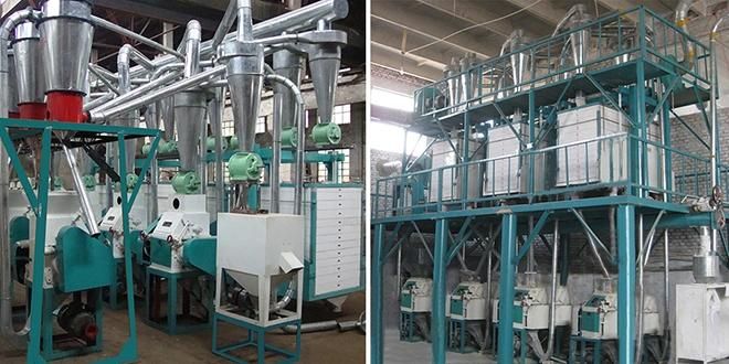 Small Grinding Wheat Flour Maize Corn Milling Grain Miller (40t)