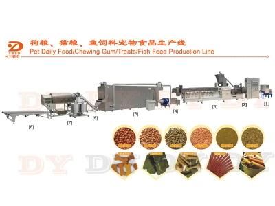 Automatic Extruded Pet Pellet Machine Line Dry Dog Food Maker