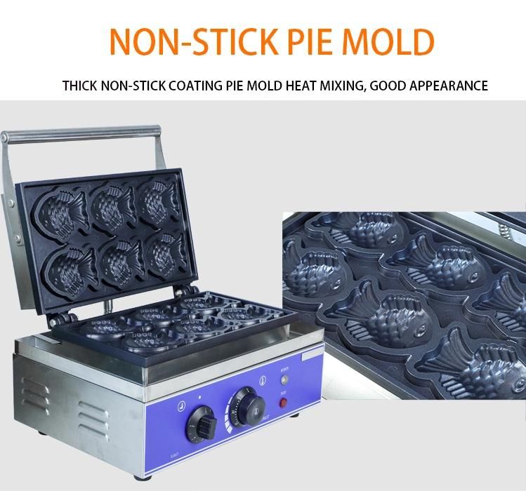 Semi-Automatic Electric Scone Machine/Electric Korean Fish Crisp Maker/Fish Ice Cream Cake Machine