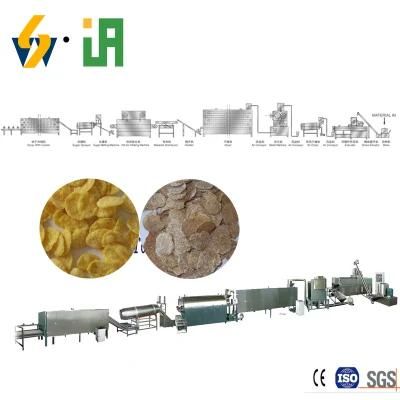 Manufacturer Breakfast Cereal Production Line Price Making Corn Flakes Machinery