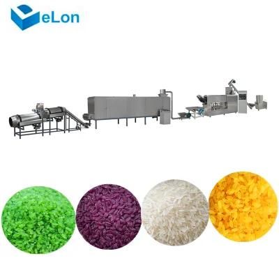 Automatic Nutritional Fortified Rice Making Machine Artificial Rice Production Line