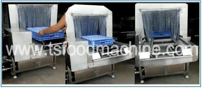 Poultry Plastic Crate Cleaning Washer Milk Plastic Box Washing Machine