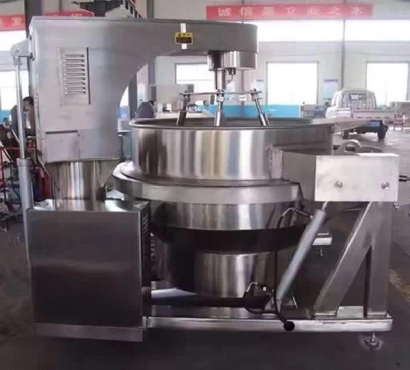 Cooking Pot with Mixer Sugar Cooking Jacketed Pot
