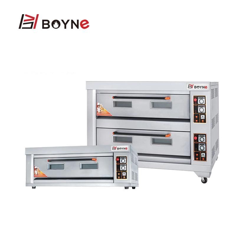 Bread Baking Pizza Baking Machine Three Layer Nine Trays Gas Oven