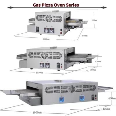 Commercial Electric Conveyor Pizza Oven with Factory Price for Sale