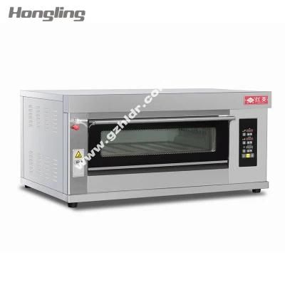 1-Deck 2-Tray Commercial Bread/Cake/Croissant Baking Machine Gas Bakery Oven