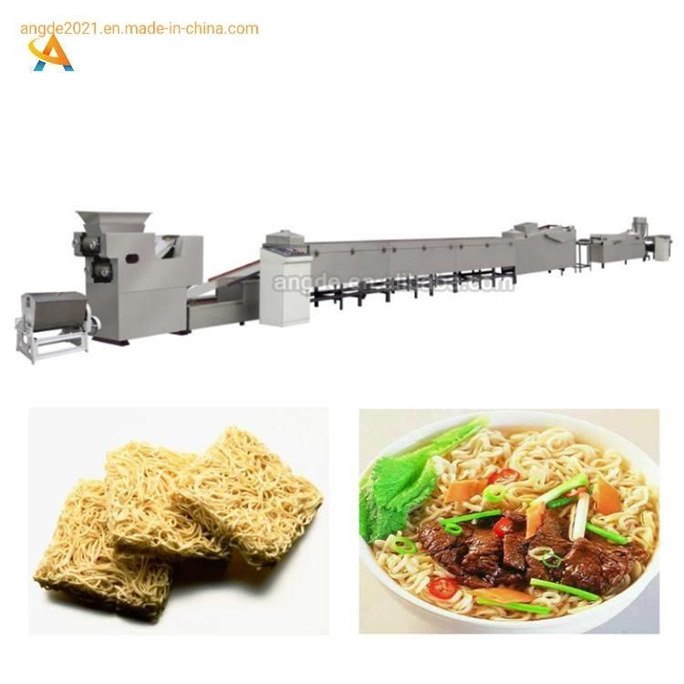 High Quality Commercial Fried Instant Noodles Production Line Stainless Steel Instant Noodle Making Machine Line