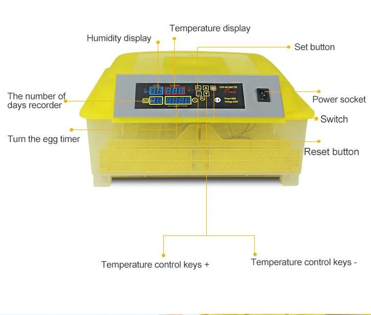 High Hatching Rate Ew-48 Hhd Quail Egg Incubator for Sale