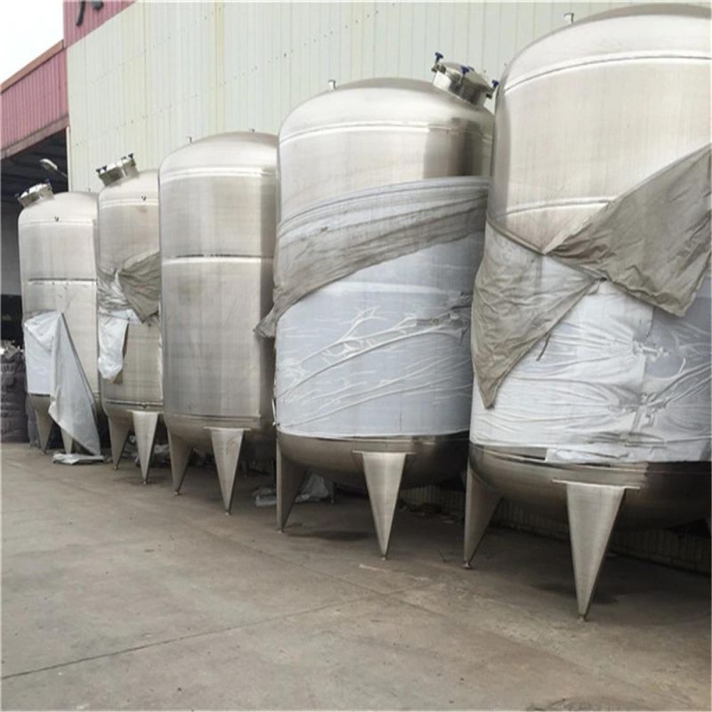 Large Food Stainless Steel Tank for Milk Yogurt Juice Industry