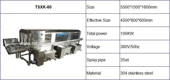 Automatic Basket Washer and Tray Washing Machine