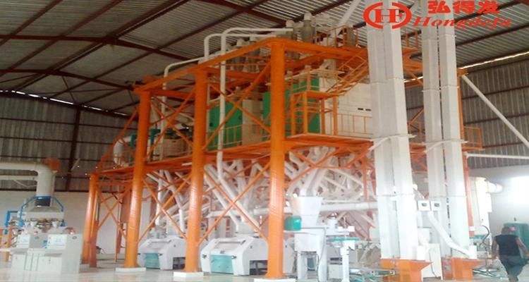 Maize Flour Maize Grits Maize Sump Milling Machine