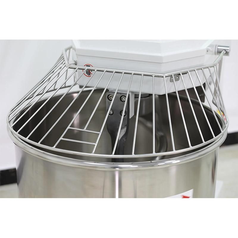 80L 25kg Two Speeds Spiral Dough Mixer for Baking Bread / Pizza