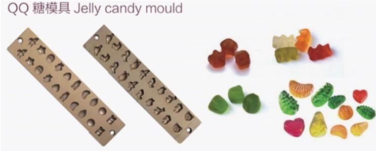 Candy Mould for Hard Candy and Jelly Gummy Candy Stainless Steel Mould and Silicone Mould