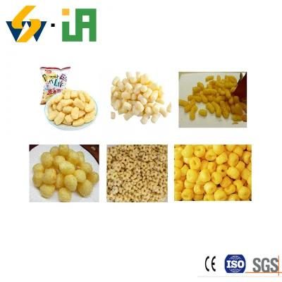 Grain Corn Food Puffing Snacks Extruder Process Line Making Machines