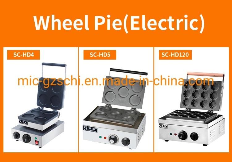 Red Bean Cake Baker Wheel Pie with Electric Machine