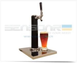 Single Tap Stainless Steel Base Beer Kegerator Tower