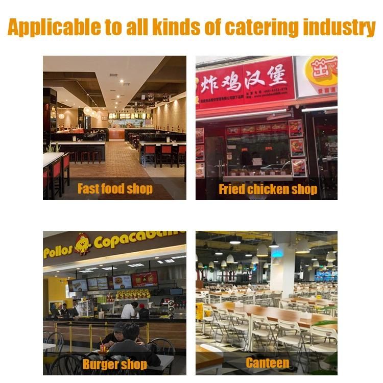 Fast Food Catering Equipment Chicken Wrapping Powder Table/Kfc Breading Table Machine