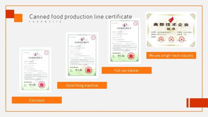 Complete Canning Weighing and Filling Machine Line for Food