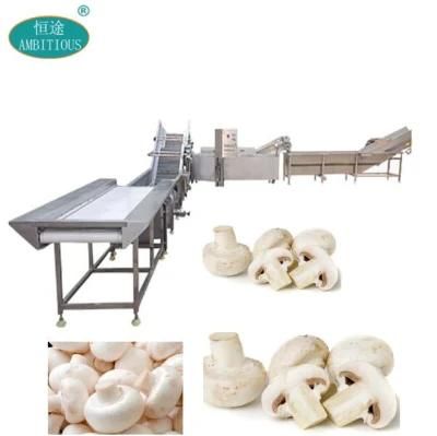 White Mushrooms Processing Machine Vegetable Machine