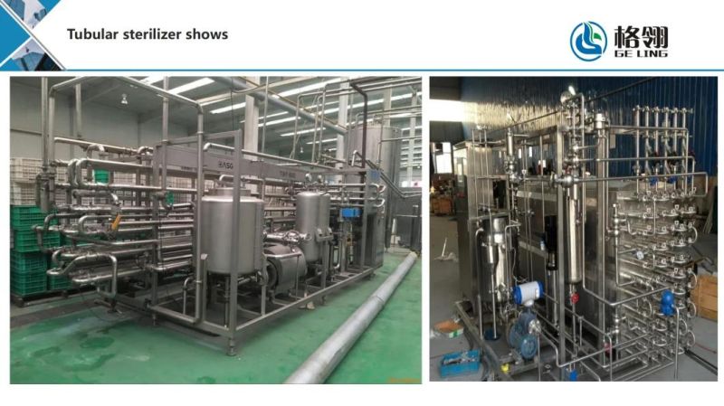 Fruit Juice Sterilizer Tubular Type Sterilization Machine in Shanghai Milk Sterilizer Steriliser Tomato Paste Jam Tubular Type Sterilizer Plate Type Sterilizer