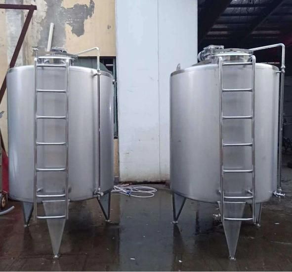 Stainless Steel Insulated Single Wall Jacketed Jackete Storage Vat Mixer