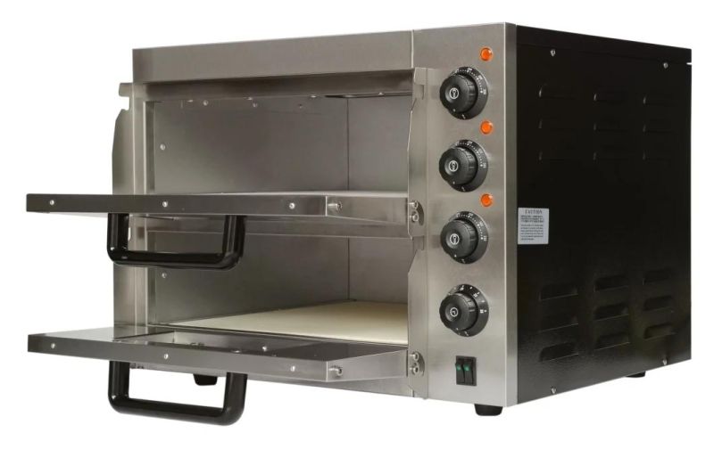 Commercial Restaurant Kitchen Baking Equipment Bakery Machine Electric Pizza Oven Series CB2PT Food Machine